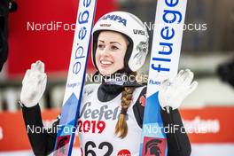 03.02.2019, Hinzenbach, Austria (AUT): Juliane Seyfarth (GER) - FIS world cup ski jumping ladies, individual HS90, Hinzenbach (AUT). www.nordicfocus.com. © Modica/NordicFocus. Every downloaded picture is fee-liable.