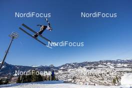 16.02.2019, Oberstdorf, Germany (GER): Josephine Pagnier (FRA) - FIS world cup ski jumping ladies, individual HS137, Oberstdorf (GER). www.nordicfocus.com. © Modica/NordicFocus. Every downloaded picture is fee-liable.