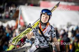 16.02.2019, Oberstdorf, Germany (GER): Maren Lundby (NOR) - FIS world cup ski jumping ladies, individual HS137, Oberstdorf (GER). www.nordicfocus.com. © Modica/NordicFocus. Every downloaded picture is fee-liable.