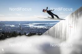 10.03.2019, Oslo, Norway (NOR): Maren Lundby (NOR) - FIS world cup ski jumping ladies, individual HS134, Oslo (NOR). www.nordicfocus.com. © Modica/NordicFocus. Every downloaded picture is fee-liable.
