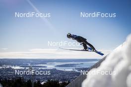 10.03.2019, Oslo, Norway (NOR): Lucile Morat (FRA) - FIS world cup ski jumping ladies, individual HS134, Oslo (NOR). www.nordicfocus.com. © Modica/NordicFocus. Every downloaded picture is fee-liable.