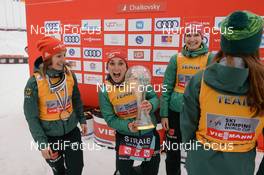 24.03.2019, Chaikovsky, Russia (RUS): Svenja Wuerth (GER), Katharina Althaus (GER) - FIS world cup ski jumping ladies, cups, Chaikovsky (RUS). www.nordicfocus.com. © Tumashov/NordicFocus. Every downloaded picture is fee-liable.