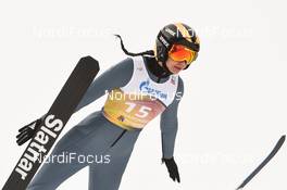 23.03.2019, Chaikovsky, Russia (RUS): Daniela Haralambie (ROU) - FIS world cup ski jumping ladies, individual HS102, Chaikovsky (RUS). www.nordicfocus.com. © Tumashov/NordicFocus. Every downloaded picture is fee-liable.
