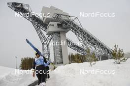 24.03.2019, Chaikovsky, Russia (RUS): Lucile Morat (FRA) - FIS world cup ski jumping ladies, individual HS140, Chaikovsky (RUS). www.nordicfocus.com. © Tumashov/NordicFocus. Every downloaded picture is fee-liable.