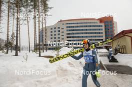24.03.2019, Chaikovsky, Russia (RUS): Lara Malsiner (ITA) - FIS world cup ski jumping ladies, individual HS140, Chaikovsky (RUS). www.nordicfocus.com. © Tumashov/NordicFocus. Every downloaded picture is fee-liable.
