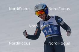 24.03.2019, Chaikovsky, Russia (RUS): Jacqueline Seifriedsberger (AUT) - FIS world cup ski jumping ladies, individual HS140, Chaikovsky (RUS). www.nordicfocus.com. © Tumashov/NordicFocus. Every downloaded picture is fee-liable.