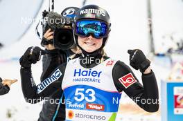 27.02.2019, Seefeld, Austria (AUT): Lundby Maren (NOR) - FIS nordic world ski championships, ski jumping ladies, individual HS109, Seefeld (AUT). www.nordicfocus.com. © Modica/NordicFocus. Every downloaded picture is fee-liable.
