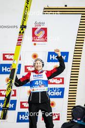 27.02.2019, Seefeld, Austria (AUT): Iraschko Stolz Daniela (AUT) - FIS nordic world ski championships, ski jumping ladies, individual HS109, Seefeld (AUT). www.nordicfocus.com. © Modica/NordicFocus. Every downloaded picture is fee-liable.