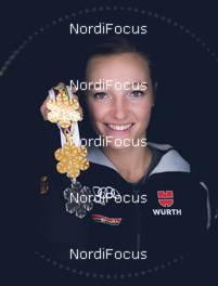 27.02.2019, Seefeld, Austria (AUT): Katharina Althaus (GER) - FIS nordic world ski championships, ski jumping ladies, medals, Seefeld (AUT). www.nordicfocus.com. © Modica/NordicFocus. Every downloaded picture is fee-liable.