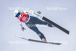 26.02.2019, Seefeld, Austria (AUT): Logan Sankey (USA) - FIS nordic world ski championships, ski jumping ladies, training, Seefeld (AUT). www.nordicfocus.com. © Modica/NordicFocus. Every downloaded picture is fee-liable.