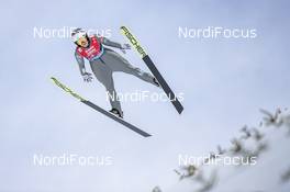 26.02.2019, Seefeld, Austria (AUT): Lea Lemare (FRA) - FIS nordic world ski championships, ski jumping ladies, training, Seefeld (AUT). www.nordicfocus.com. © Modica/NordicFocus. Every downloaded picture is fee-liable.
