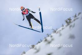 26.02.2019, Seefeld, Austria (AUT): Yuki Ito (JPN) - FIS nordic world ski championships, ski jumping ladies, training, Seefeld (AUT). www.nordicfocus.com. © Modica/NordicFocus. Every downloaded picture is fee-liable.
