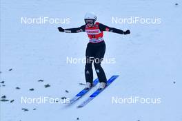 13.12.2019, Klingenthal, Germany (GER): Julia Clair (FRA) - FIS world cup ski jumping ladies, individual HS140, Klingenthal (GER). www.nordicfocus.com. © Reichert/NordicFocus. Every downloaded picture is fee-liable.