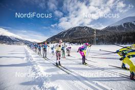 19.01.2019, St. Moritz, Switzerland (SUI): Petter Eliassen (NOR), Andreas Aukland (NOR), (l-r)  - Visma Ski Classics La Diagonela, St. Moritz (SUI). www.nordicfocus.com. © Modica/NordicFocus. Every downloaded picture is fee-liable.