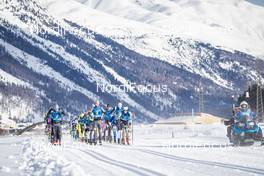 19.01.2019, St. Moritz, Switzerland (SUI): Men's Leading Group in Samedan   - Visma Ski Classics La Diagonela, St. Moritz (SUI). www.nordicfocus.com. © Modica/NordicFocus. Every downloaded picture is fee-liable.