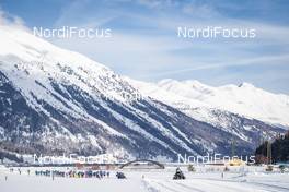 19.01.2019, St. Moritz, Switzerland (SUI): Men's Leading Group in Samedan   - Visma Ski Classics La Diagonela, St. Moritz (SUI). www.nordicfocus.com. © Modica/NordicFocus. Every downloaded picture is fee-liable.