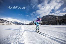 19.01.2019, St. Moritz, Switzerland (SUI): Andrea Klementova (CZE) - Visma Ski Classics La Diagonela, St. Moritz (SUI). www.nordicfocus.com. © Modica/NordicFocus. Every downloaded picture is fee-liable.