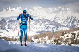 19.01.2019, St. Moritz, Switzerland (SUI): Erik  Melin Soederstrooe (SWE) - Visma Ski Classics La Diagonela, St. Moritz (SUI). www.nordicfocus.com. © Modica/NordicFocus. Every downloaded picture is fee-liable.