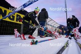 27.01.2019, Cavalese, Italy (ITA): preparation before the start - Visma Ski Classics and FIS Worldloppet Cup Marcialonga, Cavalese (ITA). www.nordicfocus.com. © Rauschendorfer/NordicFocus. Every downloaded picture is fee-liable.