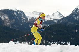 27.01.2019, Cavalese, Italy (ITA): Astrid Oeyre Slind (NOR) - Visma Ski Classics and FIS Worldloppet Cup Marcialonga, Cavalese (ITA). www.nordicfocus.com. © Rauschendorfer/NordicFocus. Every downloaded picture is fee-liable.