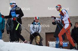 27.01.2019, Cavalese, Italy (ITA): Group of athletes - Visma Ski Classics and FIS Worldloppet Cup Marcialonga, Cavalese (ITA). www.nordicfocus.com. © Rauschendorfer/NordicFocus. Every downloaded picture is fee-liable.