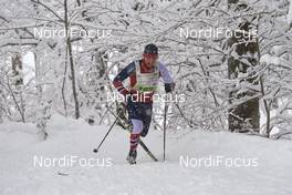 03.02.2019, Oberammergau, Germany (GER): Athlete at the climb to Schloss Linderhof - FIS World Loppet Koenig Ludwig Lauf, Oberammergau (GER). www.nordicfocus.com. © Rauschendorfer/NordicFocus. Every downloaded picture is fee-liable.