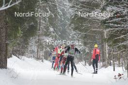 02.02.2019, Oberammergau, Germany (GER): Group of athletes - FIS World Loppet Koenig Ludwig Lauf, 50 km skating race, Oberammergau (GER). www.nordicfocus.com. © Rauschendorfer/NordicFocus. Every downloaded picture is fee-liable.