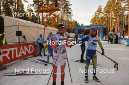 17.02.2019, Tartu, Estonia (EST): CORSIN Hoesli (SUI), NIKO Koskela (FIN) - FIS World Loppet Tartu Marathon, Tartu (EST). www.nordicfocus.com. © Tumashov/NordicFocus. Every downloaded picture is fee-liable.