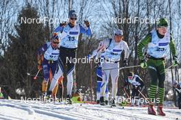 17.02.2019, Tartu, Estonia (EST): KARL ERIK Rabakukk (EST), TAAVI Lehemaa (EST), ANDREY Fedorov (RUS), ANDRES Juursalu (EST), YURY Shvarts (RUS) - FIS World Loppet Tartu Marathon, Tartu (EST). www.nordicfocus.com. © Tumashov/NordicFocus. Every downloaded picture is fee-liable.