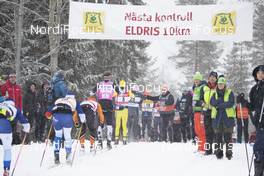03.03.2019, Mora, Sweden (SWE): Johan Loevgren (SWE), Stian Hoelgaard (NOR), Joar Andreas Thele (NOR), …yvind Moen Fjeld (NOR), (l-r) - Visma Ski Classics and FIS Marathon Cup Vasaloppet, Mora (SWE). www.nordicfocus.com. © Manzoni/NordicFocus. Every downloaded picture is fee-liable.