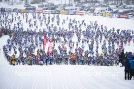03.03.2019, Mora, Sweden (SWE): Event Feature: Start of the race - Visma Ski Classics and FIS Marathon Cup Vasaloppet, Mora (SWE). www.nordicfocus.com. © Manzoni/NordicFocus. Every downloaded picture is fee-liable.