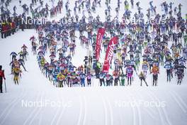 03.03.2019, Mora, Sweden (SWE): Event Feature: Start of the race - Visma Ski Classics and FIS Marathon Cup Vasaloppet, Mora (SWE). www.nordicfocus.com. © Manzoni/NordicFocus. Every downloaded picture is fee-liable.
