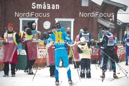 03.03.2019, Mora, Sweden (SWE): Feature: Track atmosphere: Feeding station - Visma Ski Classics and FIS Marathon Cup Vasaloppet, Mora (SWE). www.nordicfocus.com. © Manzoni/NordicFocus. Every downloaded picture is fee-liable.