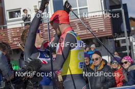 13.04.2019, Levi, Finland (FIN): Oyvind Moen Fjeld (NOR), Andreas Nygaard (NOR), (l-r) - Visma Ski Classics Yllaes-Levi, Levi (FIN). www.nordicfocus.com. © Nico Manzoni/NordicFocus. Every downloaded picture is fee-liable.