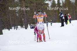 13.04.2019, Levi, Finland (FIN): Evelina Bangman (SWE) - Visma Ski Classics Yllaes-Levi, Levi (FIN). www.nordicfocus.com. © Christian Manzoni/NordicFocus. Every downloaded picture is fee-liable.