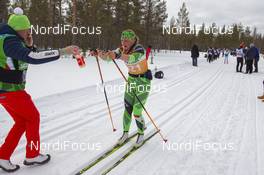 13.04.2019, Levi, Finland (FIN): Karoli?na Grohova? (CZE) - Visma Ski Classics Yllaes-Levi, Levi (FIN). www.nordicfocus.com. © Nico Manzoni/NordicFocus. Every downloaded picture is fee-liable.