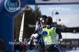 13.04.2019, Levi, Finland (FIN): Andreas Homberg (SWE), Anton Karlsson (SWE), (l-r) - Visma Ski Classics Yllaes-Levi, Levi (FIN). www.nordicfocus.com. © Christian Manzoni/NordicFocus. Every downloaded picture is fee-liable.