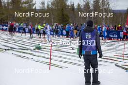 13.04.2019, Levi, Finland (FIN): Event Feature: Men's ski ready to start. - Visma Ski Classics Yllaes-Levi, Levi (FIN). www.nordicfocus.com. © Nico Manzoni/NordicFocus. Every downloaded picture is fee-liable.