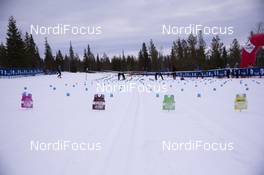13.04.2019, Levi, Finland (FIN): Event Feature: the start set up - Visma Ski Classics Yllaes-Levi, Levi (FIN). www.nordicfocus.com. © Christian Manzoni/NordicFocus. Every downloaded picture is fee-liable.