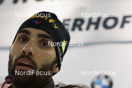 12.01.2020, Oberhof, Germany (GER): Martin Fourcade (FRA) -  IBU world cup biathlon, mass men, Oberhof (GER). www.nordicfocus.com. © Manzoni/NordicFocus. Every downloaded picture is fee-liable.