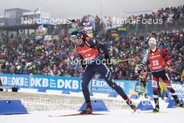 12.01.2020, Oberhof, Germany (GER): Dominik Windisch (ITA), Felix Leitner (AUT), (l-r) -  IBU world cup biathlon, mass men, Oberhof (GER). www.nordicfocus.com. © Manzoni/NordicFocus. Every downloaded picture is fee-liable.