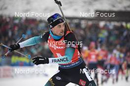 12.01.2020, Oberhof, Germany (GER): Simon Desthieux (FRA) -  IBU world cup biathlon, mass men, Oberhof (GER). www.nordicfocus.com. © Manzoni/NordicFocus. Every downloaded picture is fee-liable.
