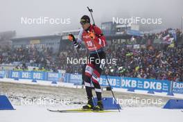 12.01.2020, Oberhof, Germany (GER): Julian Eberhard (AUT) -  IBU world cup biathlon, mass men, Oberhof (GER). www.nordicfocus.com. © Manzoni/NordicFocus. Every downloaded picture is fee-liable.