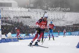 12.01.2020, Oberhof, Germany (GER): Erlend Bjoentegaard (NOR) -  IBU world cup biathlon, mass men, Oberhof (GER). www.nordicfocus.com. © Manzoni/NordicFocus. Every downloaded picture is fee-liable.