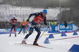 12.01.2020, Oberhof, Germany (GER): Lukas Hofer (ITA) -  IBU world cup biathlon, mass men, Oberhof (GER). www.nordicfocus.com. © Manzoni/NordicFocus. Every downloaded picture is fee-liable.