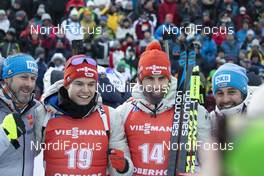 12.01.2020, Oberhof, Germany (GER): Philipp Horn (GER), Arnd Peiffer (GER), (l-r) -  IBU world cup biathlon, mass men, Oberhof (GER). www.nordicfocus.com. © Manzoni/NordicFocus. Every downloaded picture is fee-liable.