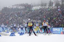 12.01.2020, Oberhof, Germany (GER): Dorothea Wierer (ITA), Hanna Oeberg (SWE), Denise Herrmann (GER), (l-r) -  IBU world cup biathlon, mass women, Oberhof (GER). www.nordicfocus.com. © Manzoni/NordicFocus. Every downloaded picture is fee-liable.