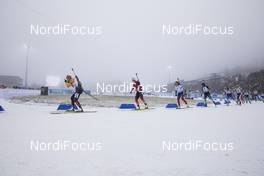 12.01.2020, Oberhof, Germany (GER): Denise Herrmann (GER), Tiril Eckhoff (NOR), Paulina Fialkova (SVK), (l-r) -  IBU world cup biathlon, mass women, Oberhof (GER). www.nordicfocus.com. © Manzoni/NordicFocus. Every downloaded picture is fee-liable.