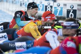 11.01.2020, Oberhof, Germany (GER): Simon Desthieux (FRA) -  IBU world cup biathlon, relay men, Oberhof (GER). www.nordicfocus.com. © Manzoni/NordicFocus. Every downloaded picture is fee-liable.