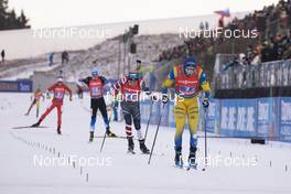 11.01.2020, Oberhof, Germany (GER): Jake Brown (USA), Sebastian Samuelsson (SWE), (l-r) -  IBU world cup biathlon, relay men, Oberhof (GER). www.nordicfocus.com. © Manzoni/NordicFocus. Every downloaded picture is fee-liable.